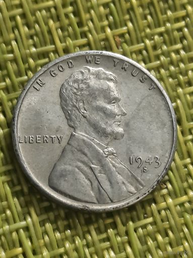 США 1 цент. 1943 г ( s Сан Франциско )