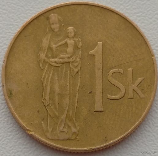 Словакия 1 крона 1993. Возможен обмен