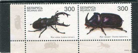 Беларусь 2001. Жуки. Сцепка