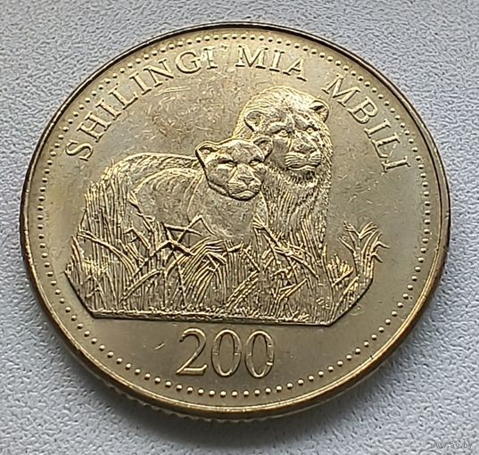 Танзания 200 шиллингов, 2008  3-11-1