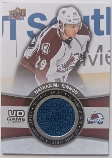 Хоккейная карточка НХЛ джерси Nathan MacKinnon (Колорадо)