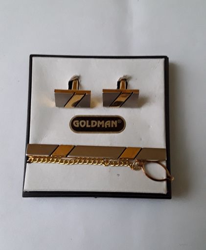 Запонки и зажим для галстука