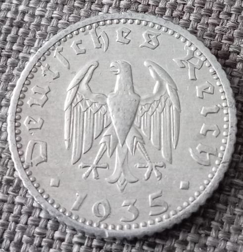 50 рейхспфеннигов 1935 Е