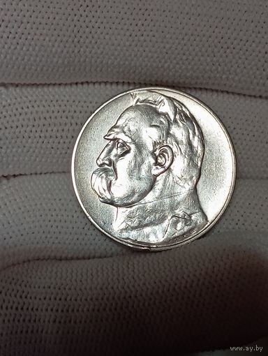 5 злотых Пилсудский 1935г.