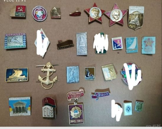 Значки поштучно 1 лотг