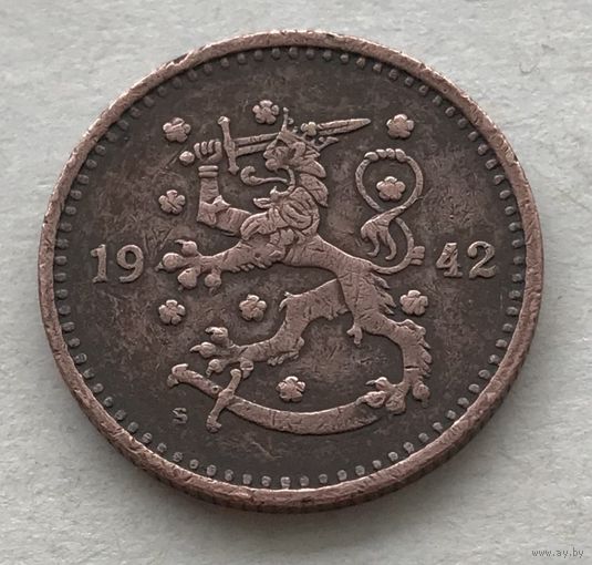 Финляндия 1 марка 1942