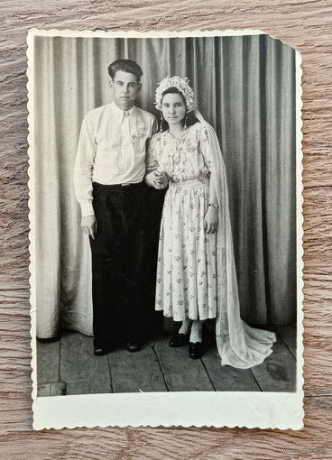 Свадебное фото (26 января 1953 года)