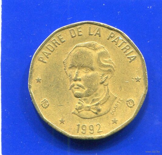 Доминиканская Республика 1 песо 1992