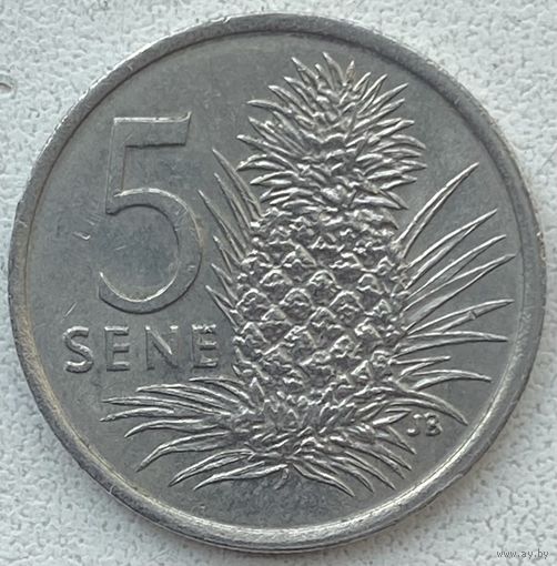 Самоа 5 сене 1974 г.