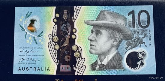 Австралия 10 долларов полимер