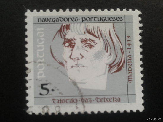 Португалия, 1990. Стандарт, Тристан Вас Тейшейра, мореплаватель