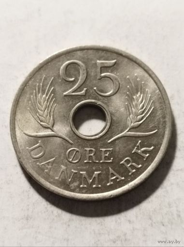 25 эре 1969 года Дания, отличная, в блеске!