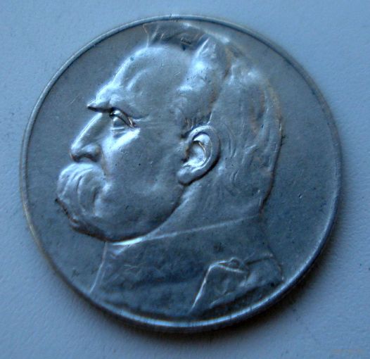 Польша, 5 злотых 1935 Пилсудский.