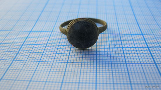 Перстень старинный. Бронза, литье.