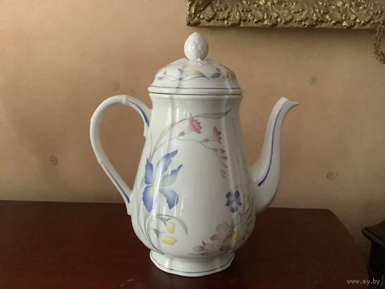 Чайник Кофейник Цветы Villeroy & Boch Riviera Германия винтаж