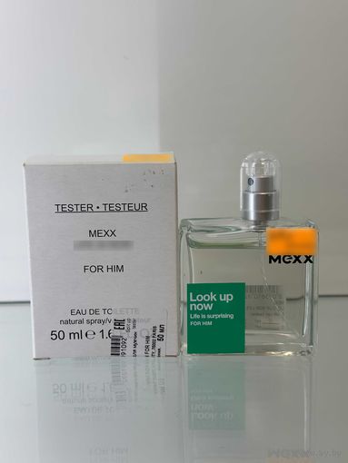 Парфюм MEXX Look Up Now For HIM тестер, ОРИГИНАЛ, флакон 50мл