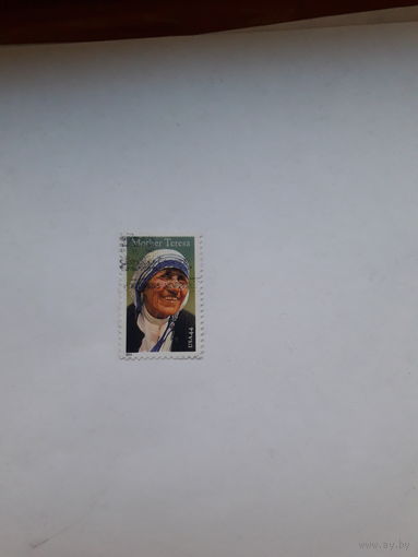 Марки США Лауреат Нобелевской премии Мира 1979 Мать Тереза