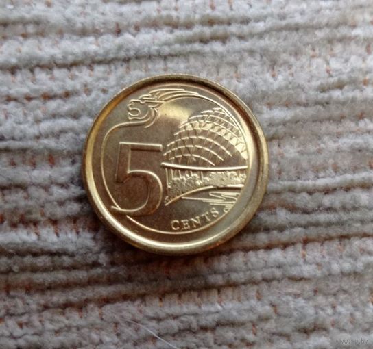 Werty71 Сингапур 5 центов 2013
