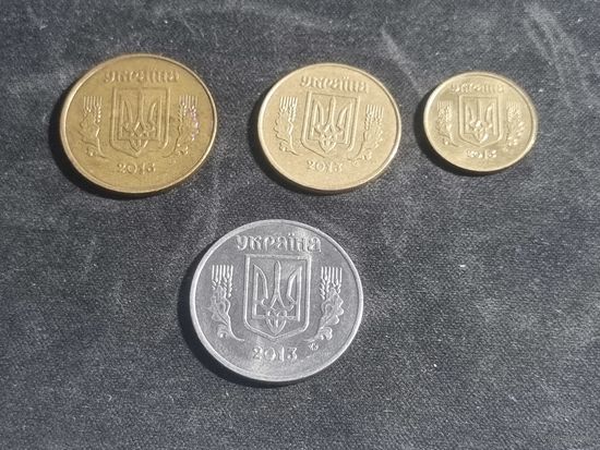 Украина 5 10 25 50 копеек 2013