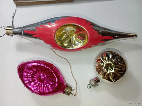 Ёлочная игрушки ,  Фонарики . СССР .