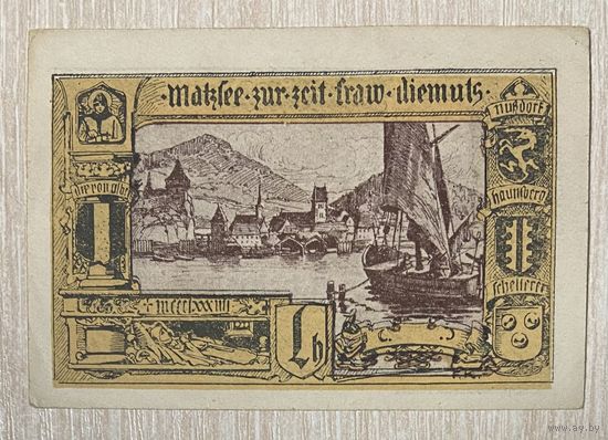 Нотгельды Австрия МАТТЕЗЕ, 50 геллеров 1920 год