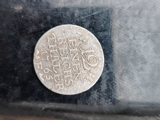12 я часть талера 1765 г