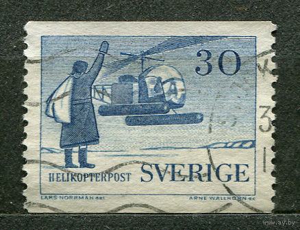 Вертолет Bell 47 G Trooper. 1958. Швеция