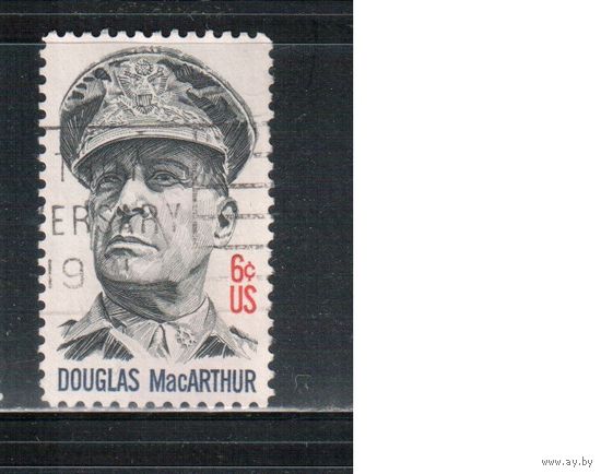 США-1971, (Мих.1026) , гаш. , Генерал Дуглас (одиночка)