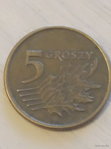 Польша 5 грошей 1998г.