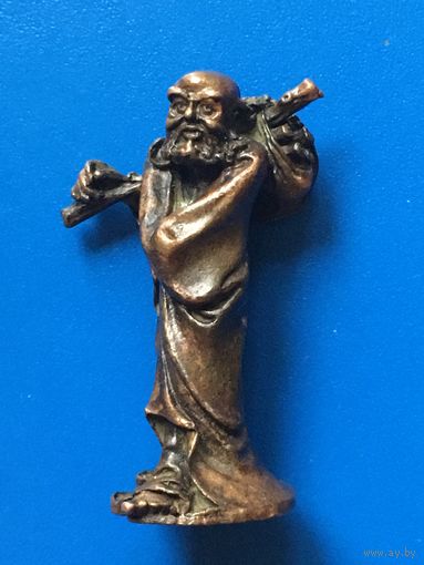 Буддизм, архат Бодхидхарма пересекающий реку