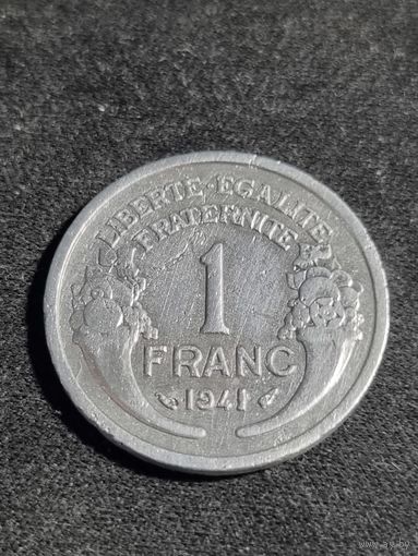 Франция 1 франк 1941