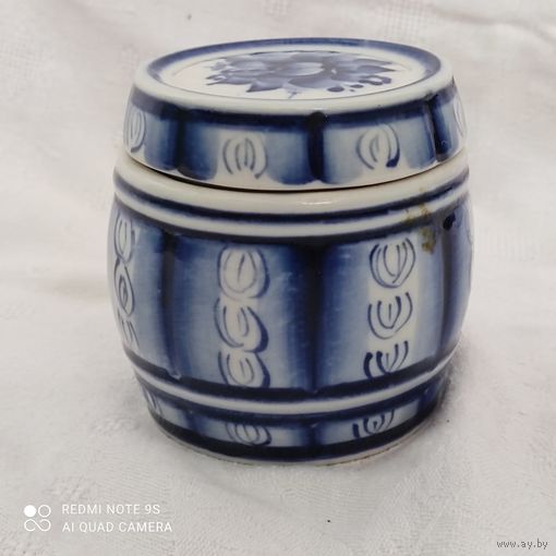 Бочонок для меда Гжель