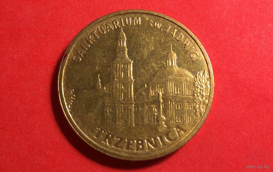 2 злотых 2009. Польша. Города Польши - Тшебница.