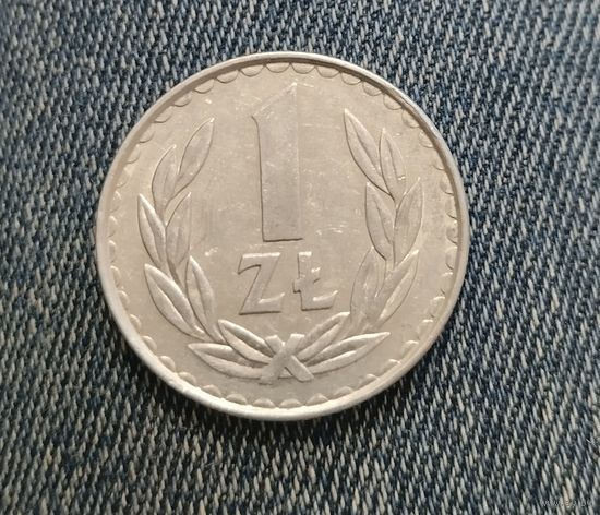 Польша. 1 злотый 1987