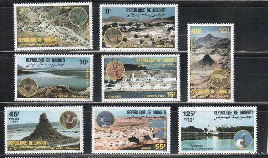 Джибути-1984 (Мих.401-404) **  , Природа, Фауна(полная серия)