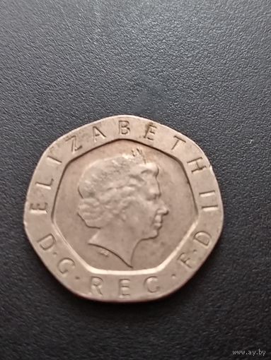 Великобритания 20 пенсов 2003 г.