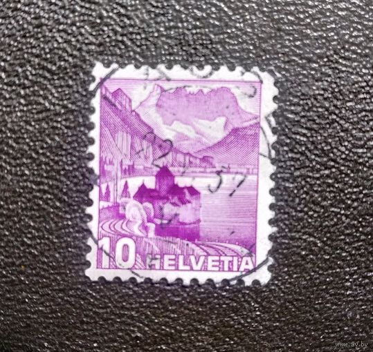 Марка Швейцария 1936 год Стандартный выпуск