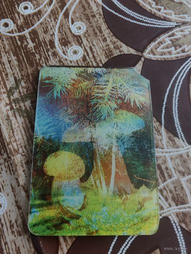 Календарик,стерео,гриб,1983