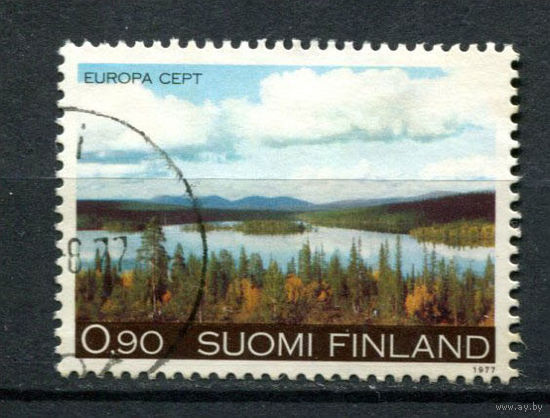 Финляндия - 1977 - Европа (C.E.P.T.) - Пейзажи - [Mi. 808] - полная серия - 1 марка. Гашеная.  (Лот 172AW)