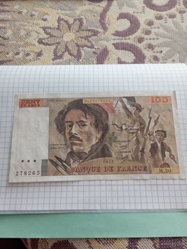 ФРАНЦИЯ 100 франков 1979 год