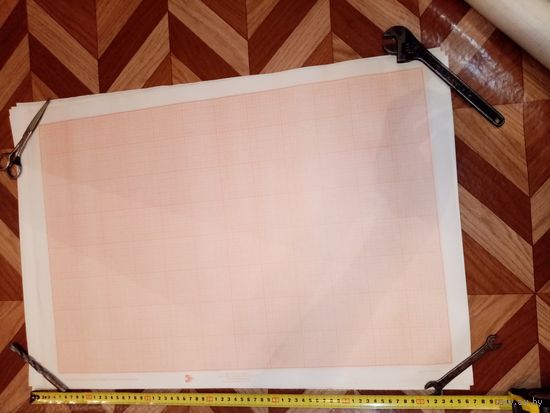 Бумага масштабно-координатная Ленинград СССР 11 шт. Одним лотом.