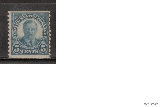 США-1923, (Скотт.602),  * , Стандарт, Президенты,Рузвельт