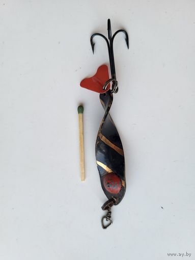 Блесна рыболовная ГЛАЗОВКА украинского общества охотников и рыболовов (УООР), Киев, СССР
