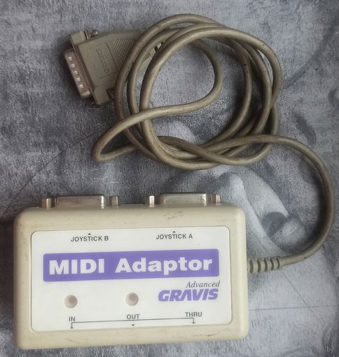 Advanced GRAVIS Midi Adaptor. Миди адаптор. Для подключения музыкальных инструментов к компьютеру