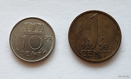 Нидерланды годовой набор  1959