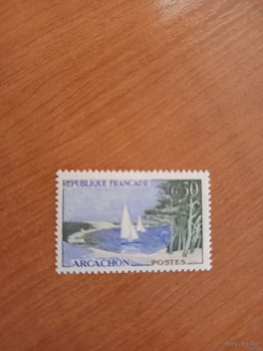 1961 Франция парусник яхта флот чистая MNH** (1-2)