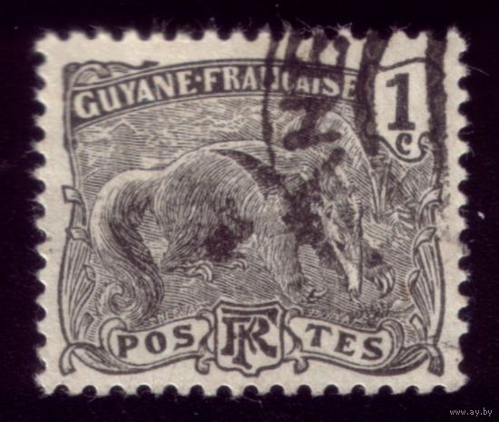 1 марка 1904 год Французская Гайана  49