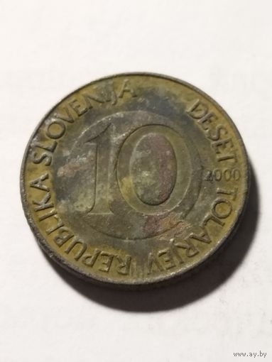 Словения 10 толар 2000