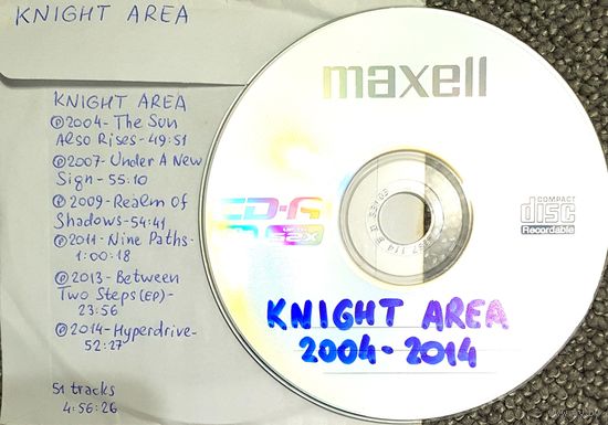 CD MP3 дискография KNIGHT AREA - 1 CD.