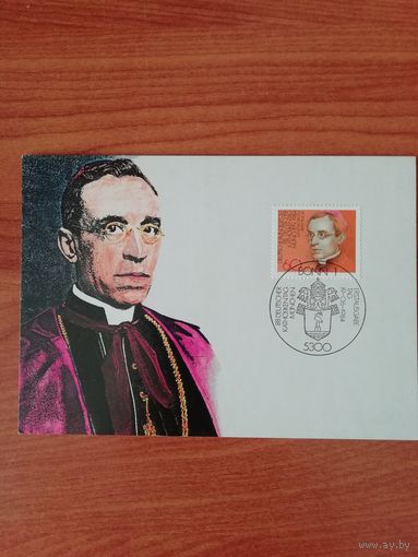 ФРГ 1984 Карт максимум марки "Папа римский Пий XII" Мi: 1220